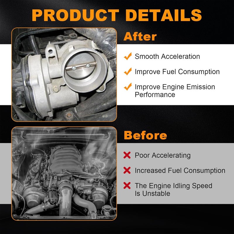 DICMIC Electronic Throttle Body Compatible with 2005-2008 Acura RL TL Honda Pilot Accord Odyssey Ridgeline Replace# 672001, 672019 - Image 5